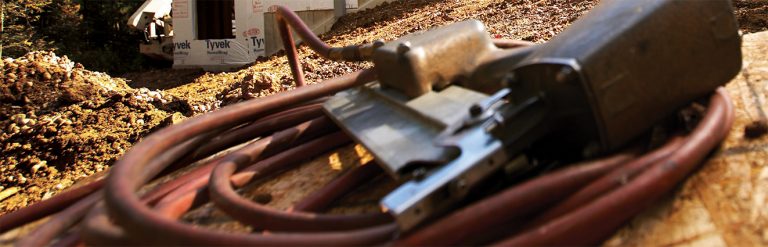 Nail Gun Laying on it's Side