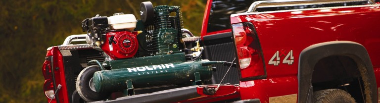 Compressor on Truck Bed